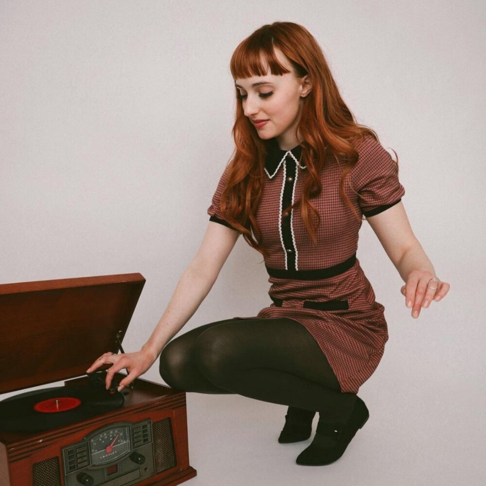 Modcloth Scholastic Classic Collar Babydoll Dress XL Like New